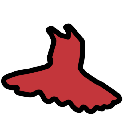 a red tutu